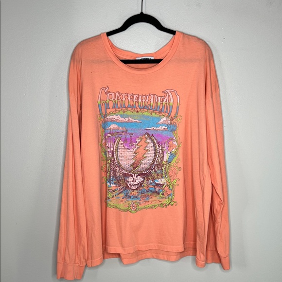 DAYDREAMER The Grateful Dead Merch Long Sleeve Tee in Coral size Large - Picture 2 of 13